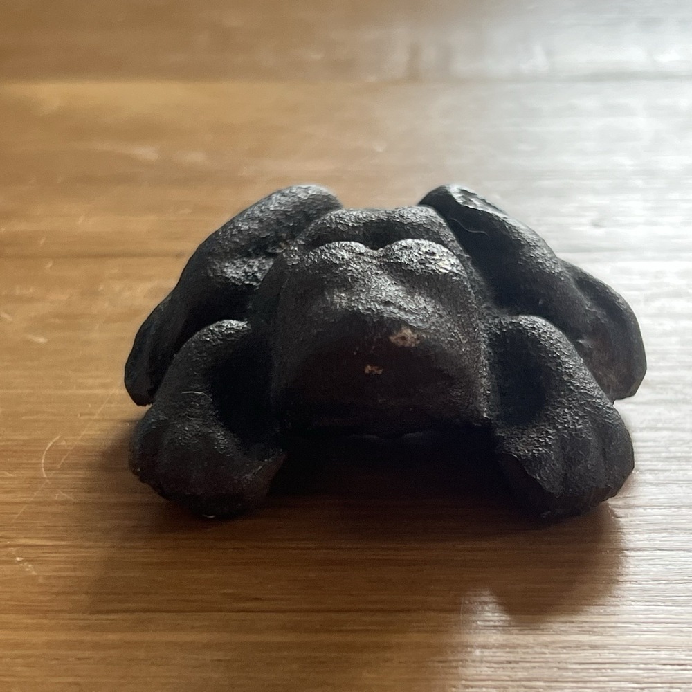 Antique Cast Iron Frog Paperweight Figure MCM Dexter Midwest Omaha Nebraska NE - Picture 3 of 7